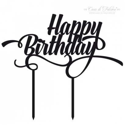 Geburtstag Cake topper Happy Birthday