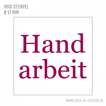 MIDI Textstempel Handarbeit