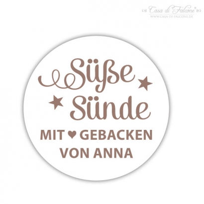 Personalisierter Keksstempel "Ssse Snde"