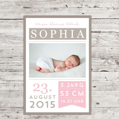 Poster Geburt I