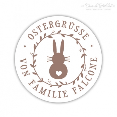 Personalisierter Fondantstempel Osterhase II