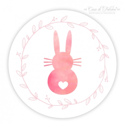 Osteraufkleber Hase