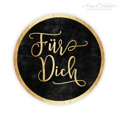 Textaufkleber Fr Dich