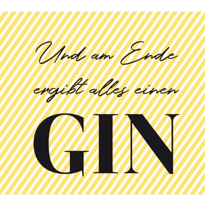 Kaffeetasse "ergibt alles einen Gin"