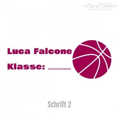 Schulstempel Basketball
