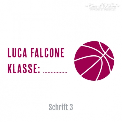 Schulstempel Basketball