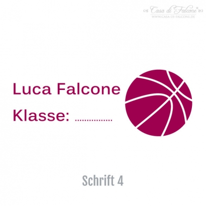 Schulstempel Basketball