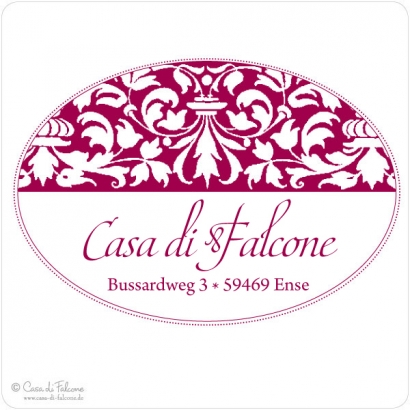 Adressstempel Ornament II