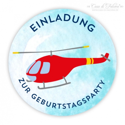 Schulaufkleber I Namensaufkleber fr die Schule Helikopter