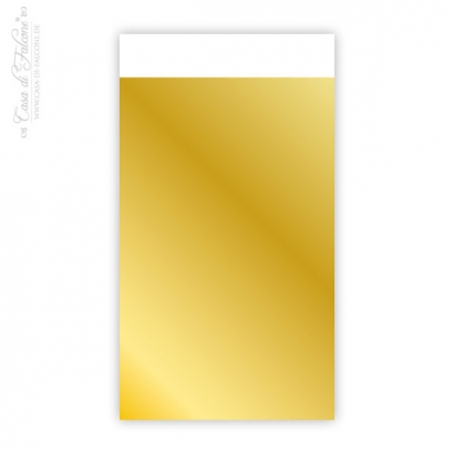 Papiertte 10x18 cm gold matt