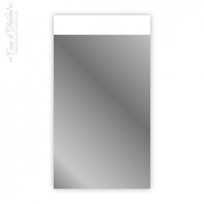 Papiertte 10x18 cm silber matt