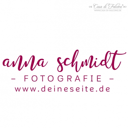 Adressstempel personalisiert, Kalligrafie