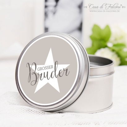 Geschenkdose grosser Bruder, Stern