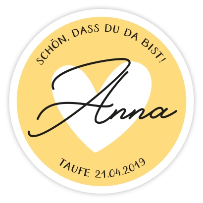 Dankeaufkleber Herz zur Kommunion I Taufe I Firmung I Konfirmati