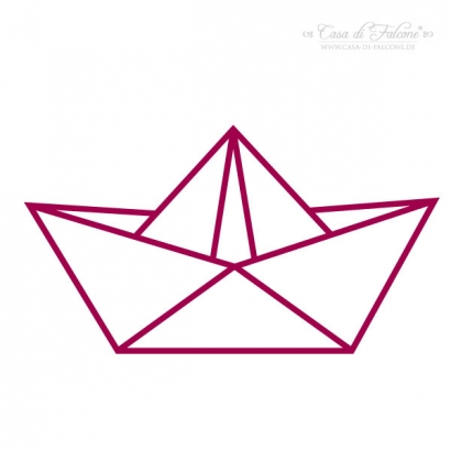 Stempel Papierboot