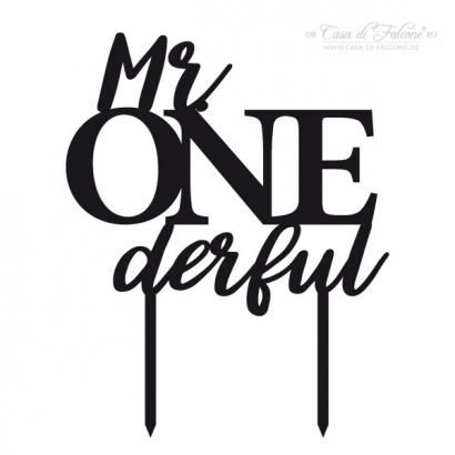 Geburtstag Cake topper Mr. ONEderful