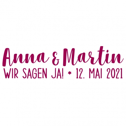 Adressstempel eckig modern 3.