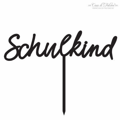 Cake topper Schulkind zur Einschulung I Schulanfang