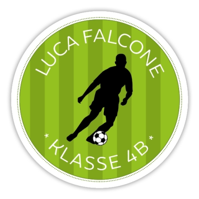 Schulaufkleber I Namensaufkleber fr die Schule Fuballer