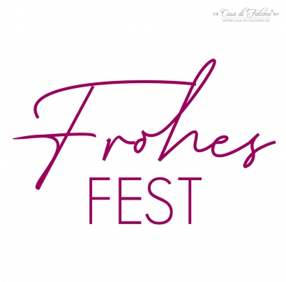Stempel frohes Fest, modern
