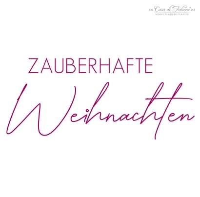 Stempel zauberhafte Weihnachten, modern