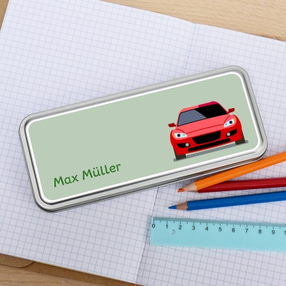Stiftedose I Stiftebox fr die Schule Auto