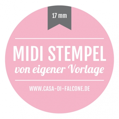 MIDI Stempel rund 17 mm