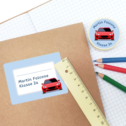 Heftaufkleber I groe Schulaufkleber Auto