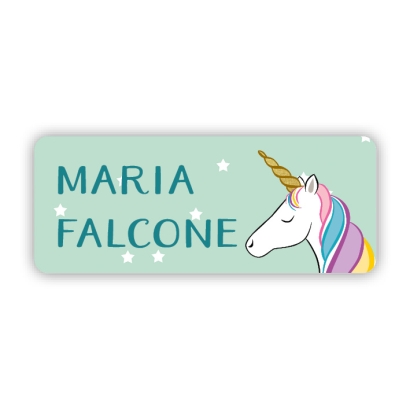 Stifteaufkleber I Kleine Namensaufkleber Einhorn