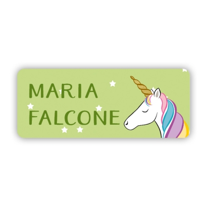 Stifteaufkleber I Kleine Namensaufkleber Einhorn