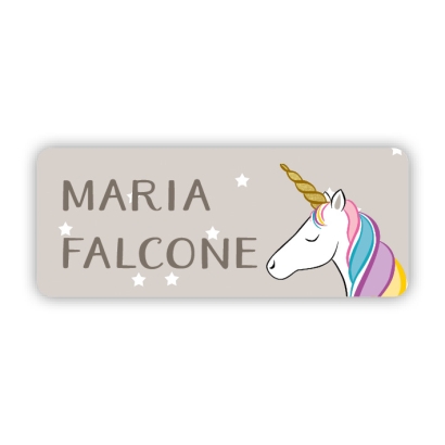Stifteaufkleber I Kleine Namensaufkleber Einhorn