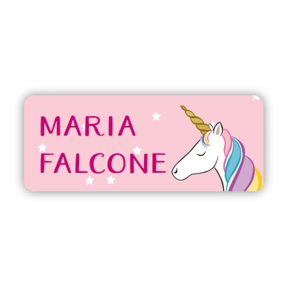 Stifteaufkleber I Kleine Namensaufkleber Einhorn