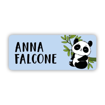 Stifteaufkleber I Kleine Namensaufkleber Panda