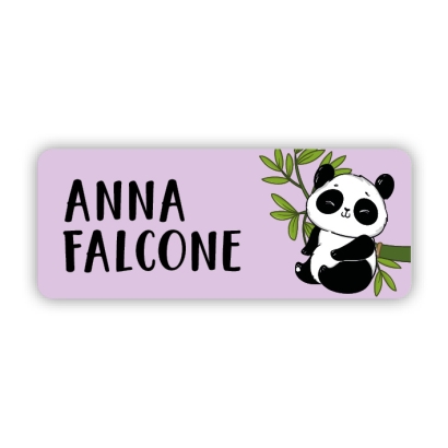 Stifteaufkleber I Kleine Namensaufkleber Panda