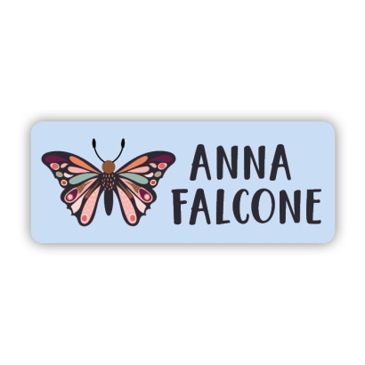 Stifteaufkleber I Kleine Namensaufkleber Schmetterling