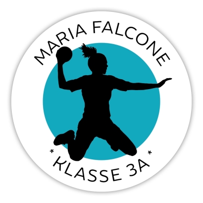 Schulaufkleber I Namensaufkleber fr die Schule Handballerin