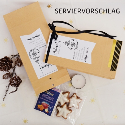 Advent in der Tte I DIY Verpackung 2er Set