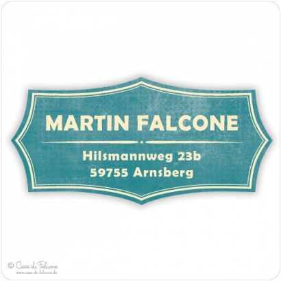 Aufkleber Label