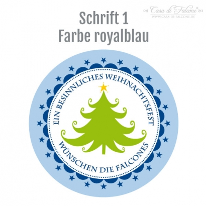Aufkleber Weihnachten Tannenbaum