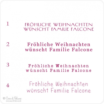 Weihnachtsstempel Rentier