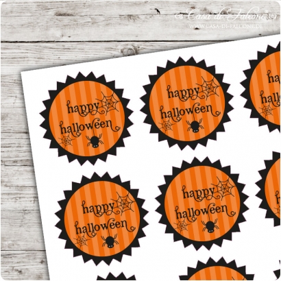 Motivaufkleber Happy Halloween