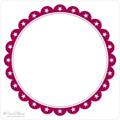 Motivstempel Rahmen Star