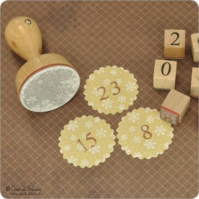 Hintergrundstempel Eisflocken