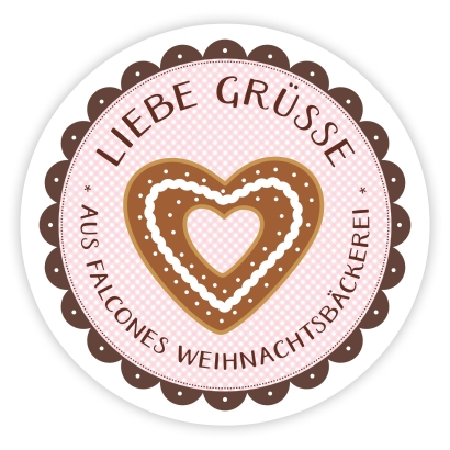 Aufkleber Lebkuchenhaus