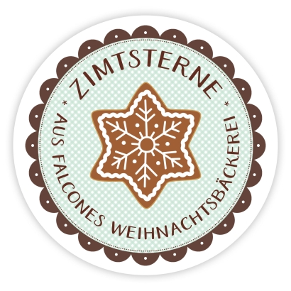 Aufkleber Lebkuchenhaus