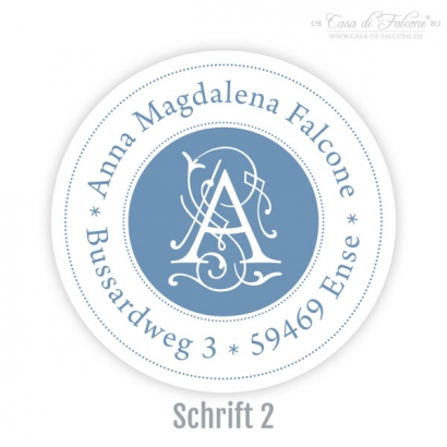 Aufkleber Initiale I